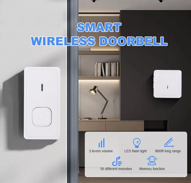 UK Wireless Remote Control Doorbell